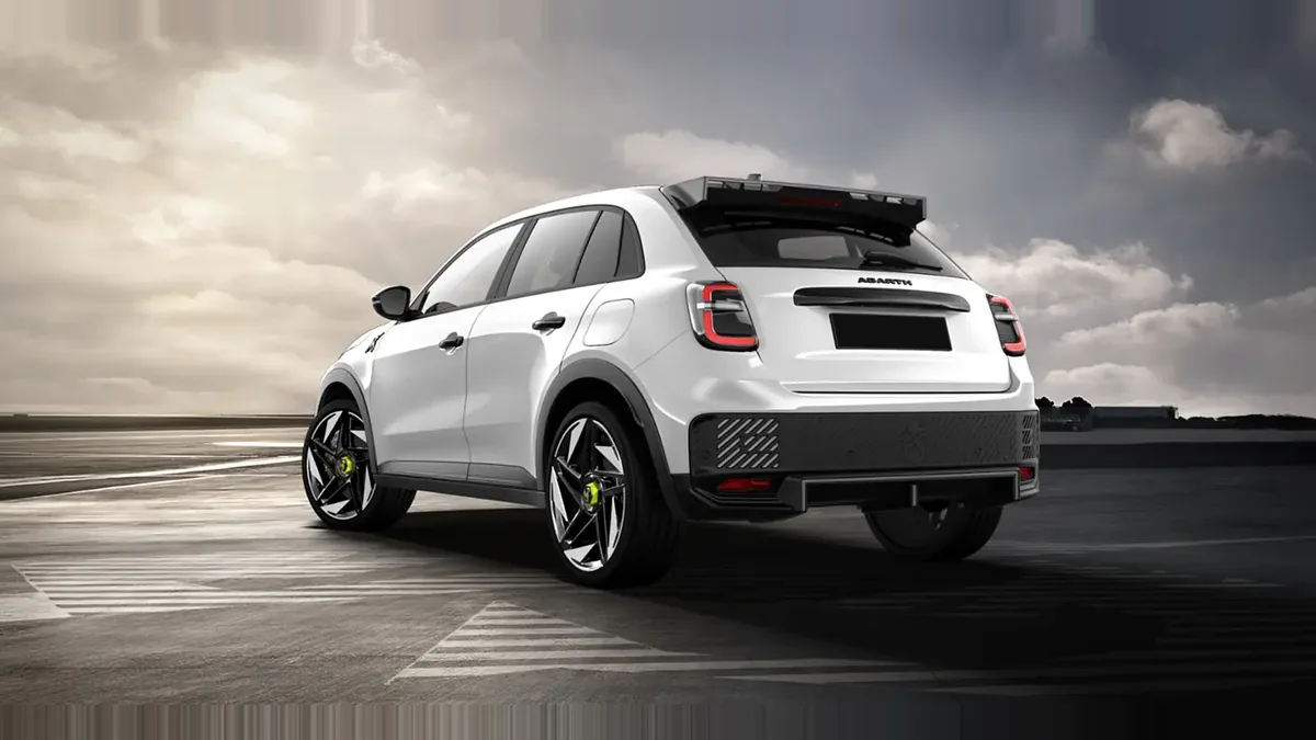 Abarth 600e Turismo en leasing — Trasera