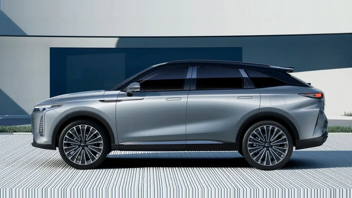 Omoda 9 1.5 TGDI Híbrido Premium 537CV en leasing — Lateral