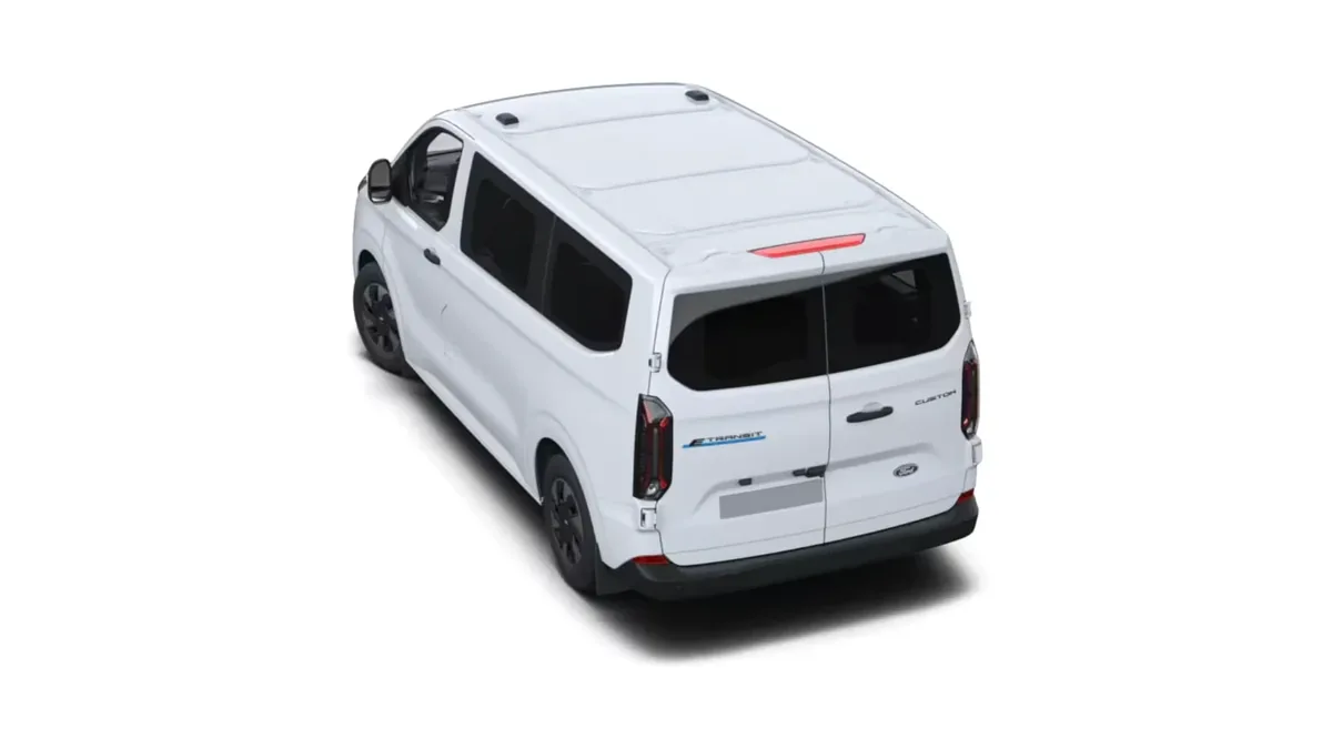 Ford TRANSIT CUSTOM  Kombi BEV 83kWh 100kW 340 L1 Trend en leasing — Trasera