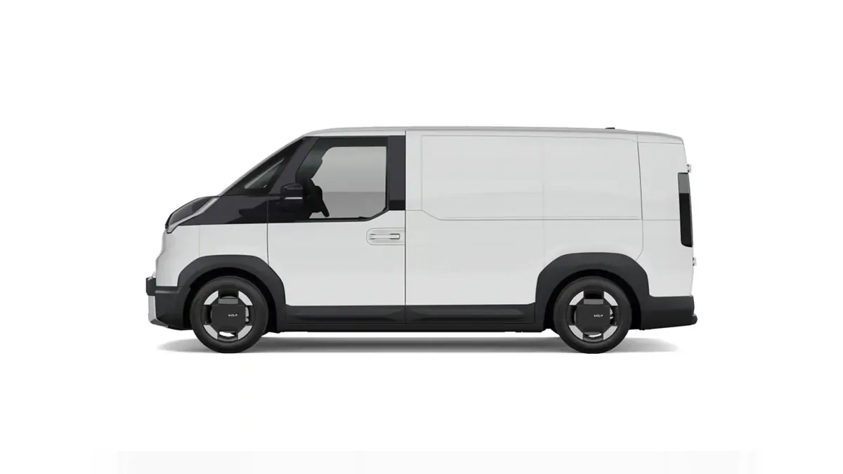 Kia PV5 Cargo L2H1 LR Essential en leasing — Lateral