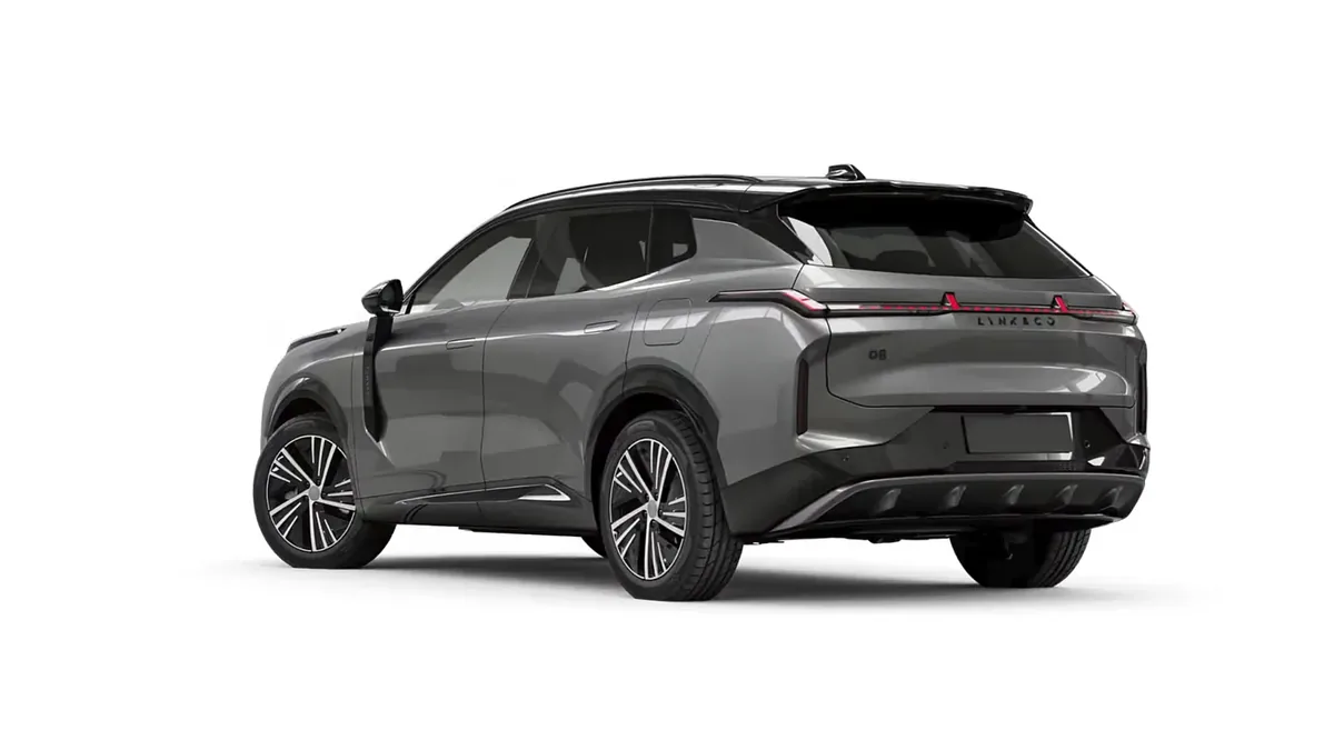 Lynk & Co 08 1.5 PHEV Core en leasing — Trasera