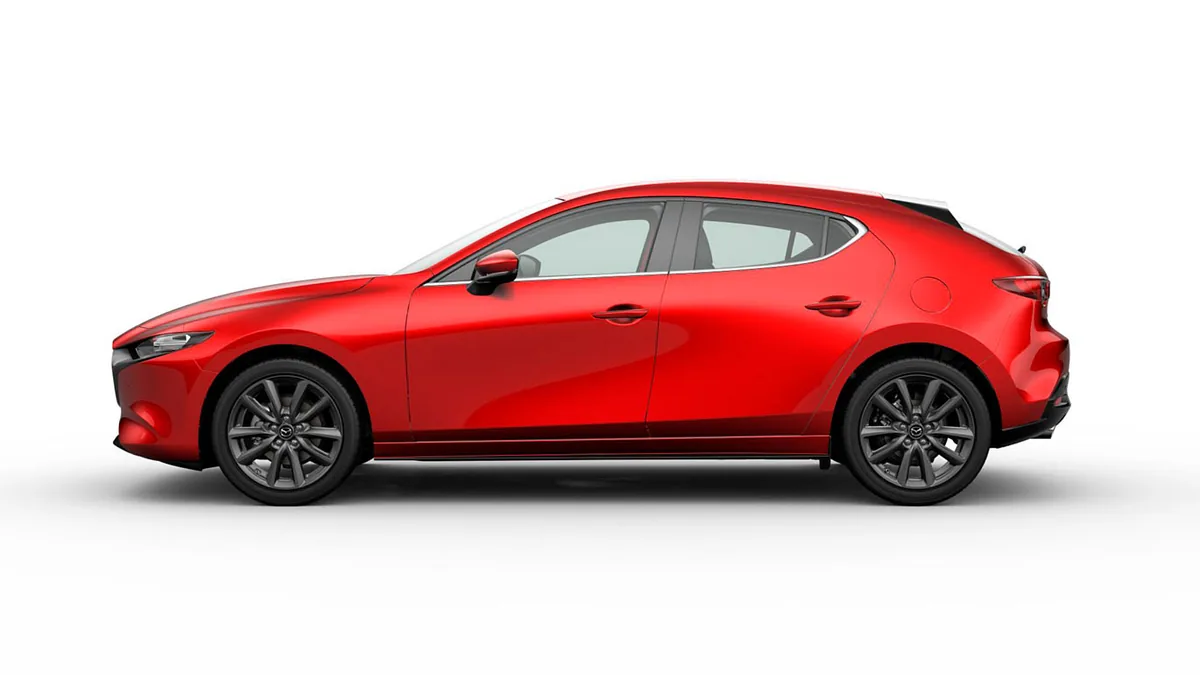 Mazda 3 2.5L e-Skyactiv G MHEV 140CV 6AT Centre-Line RD en leasing — Lateral