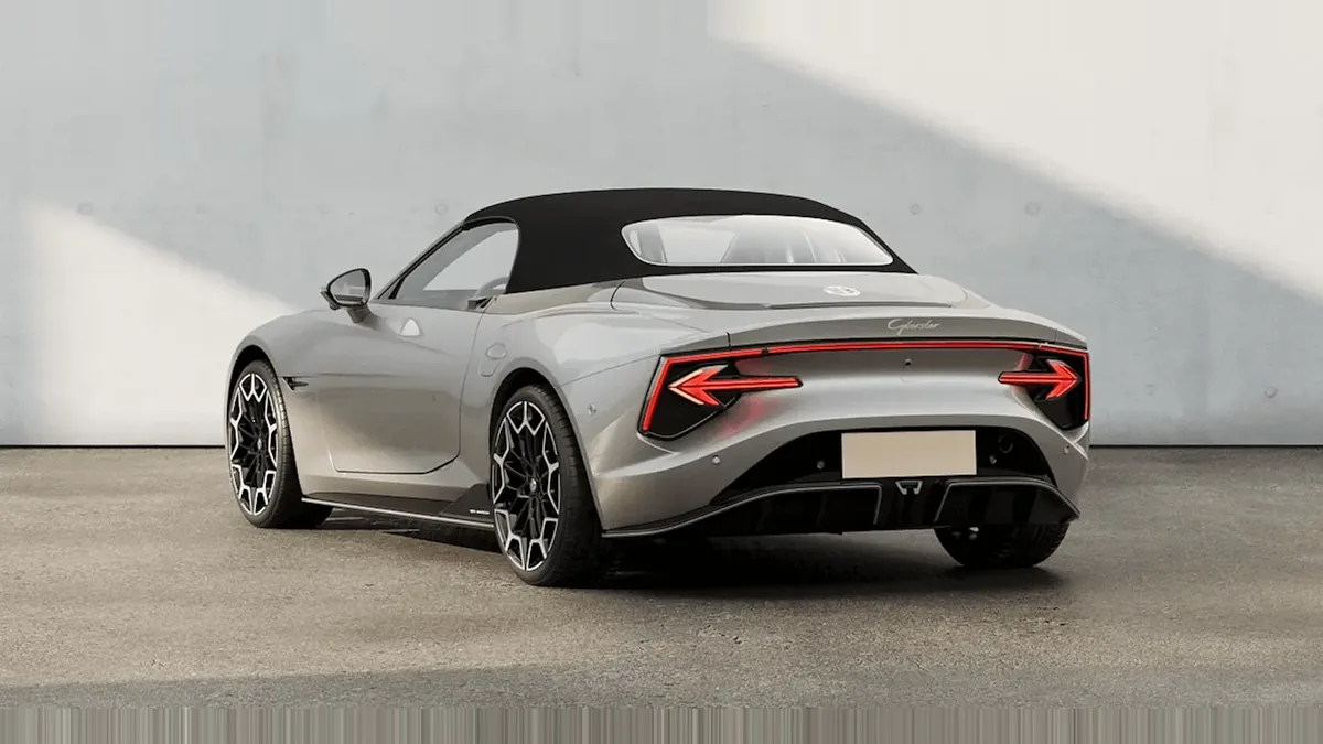 MG Cyberster Trophy Single Motor en leasing — Lateral