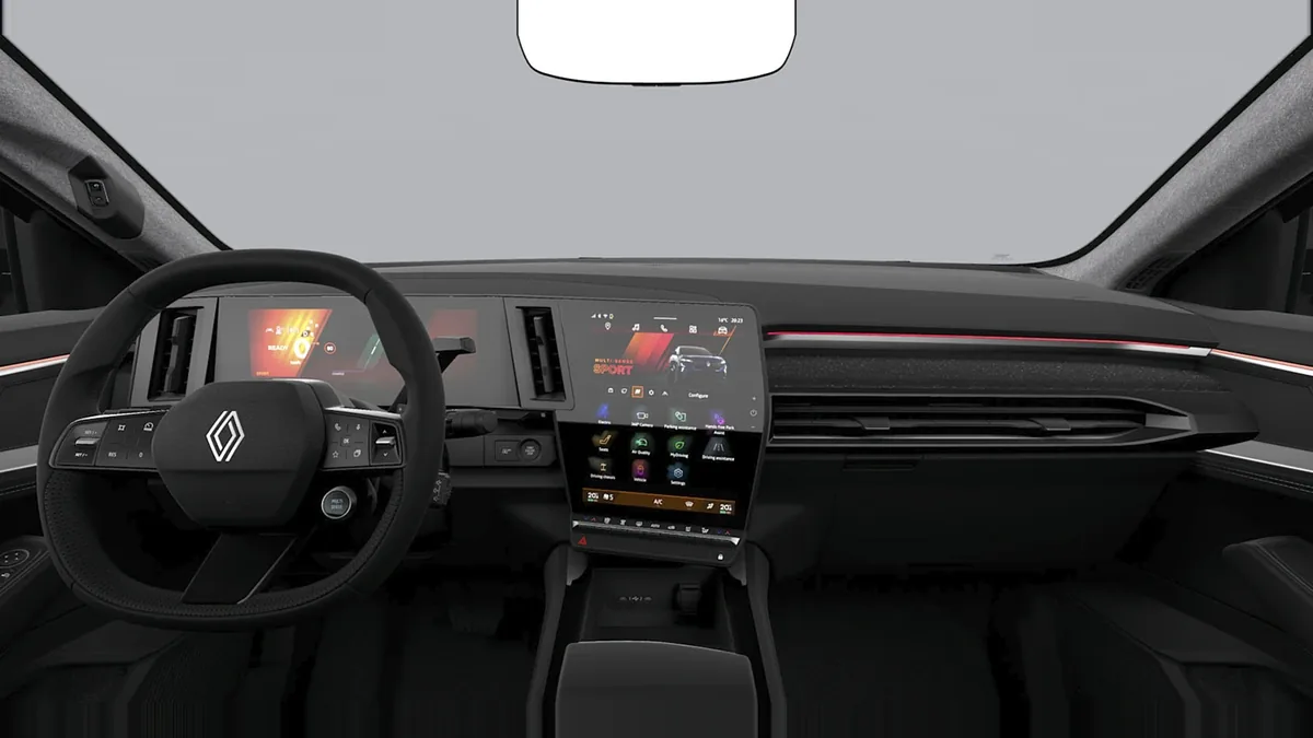 Renault RAFALE TECHNO E-TECH FULL HYBRID 200CV en leasing — Delantera