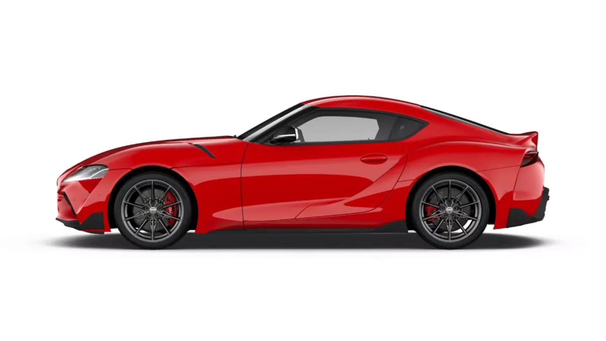 Toyota GR Supra 3.0T 250kW (340CV) Performance AT8 en leasing — Lateral