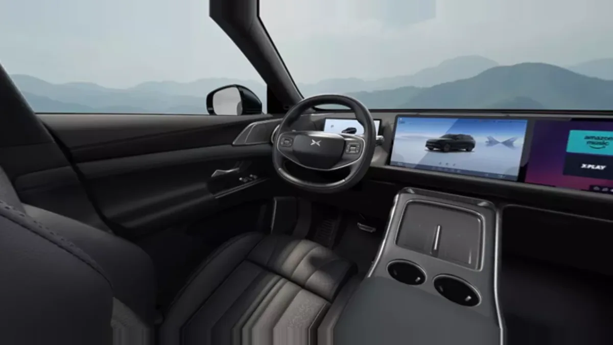 XPENG G9 RWD Long Range en leasing — Interior